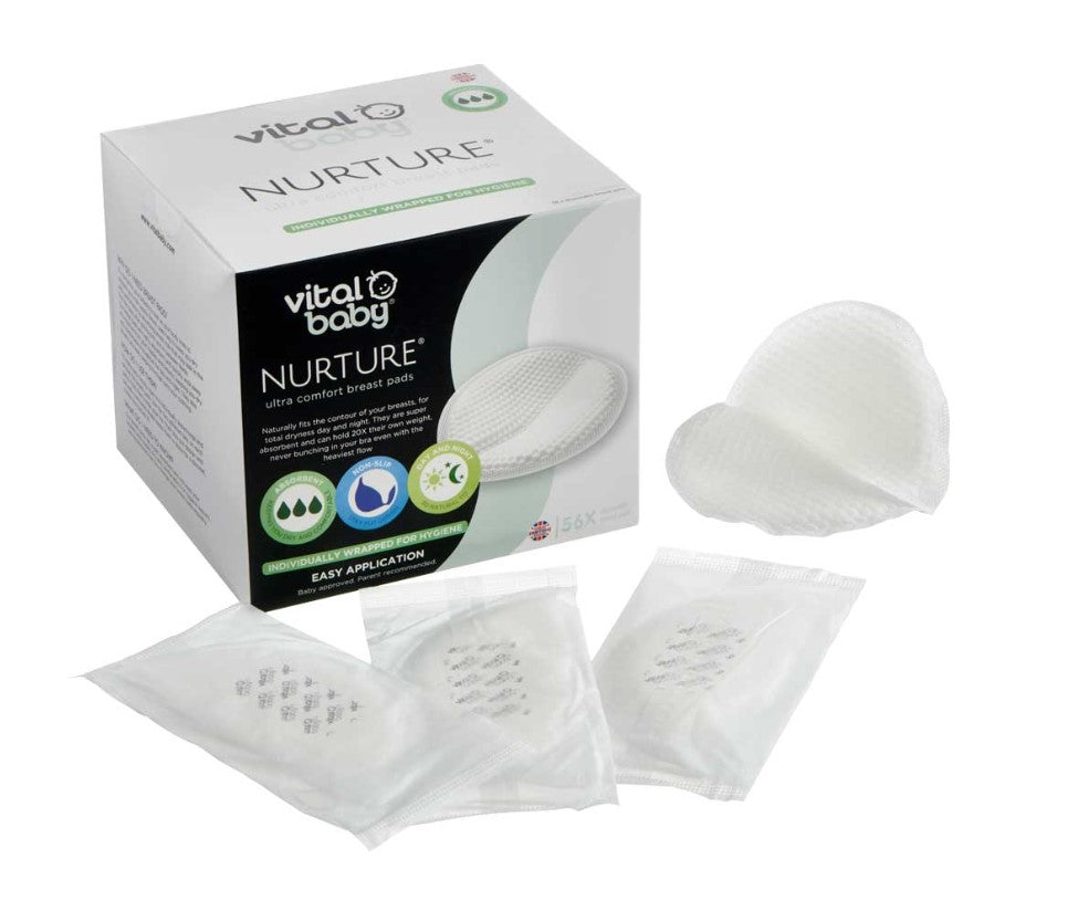 Επιθέματα στήθους 56 τεμ. Για Μονή Χρήση Ultra Comfort Vital Baby