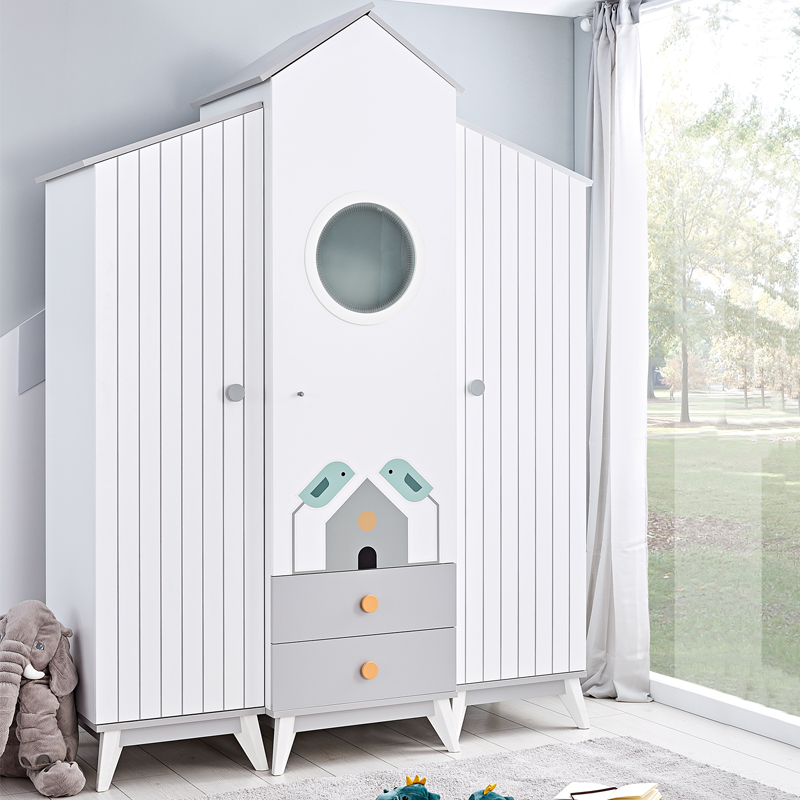 Μονόπορτη ντουλάπα δεξιά BIRD HOUSE