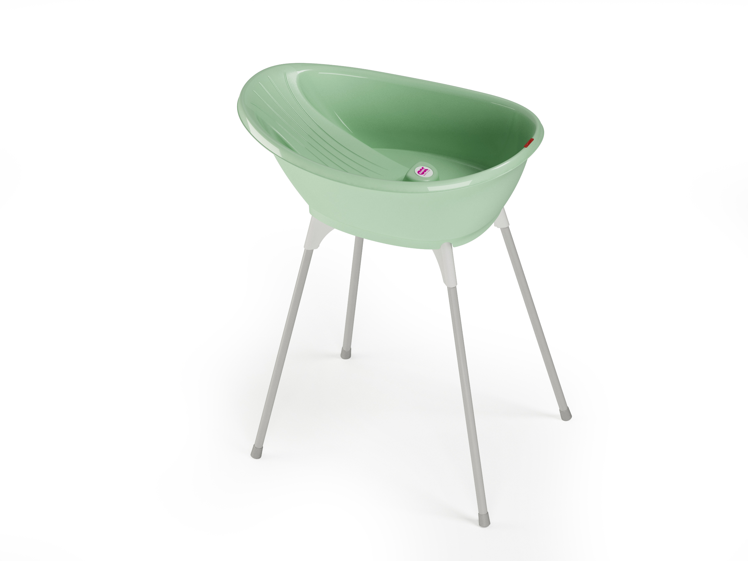 Σετ Baby bath and stand White green