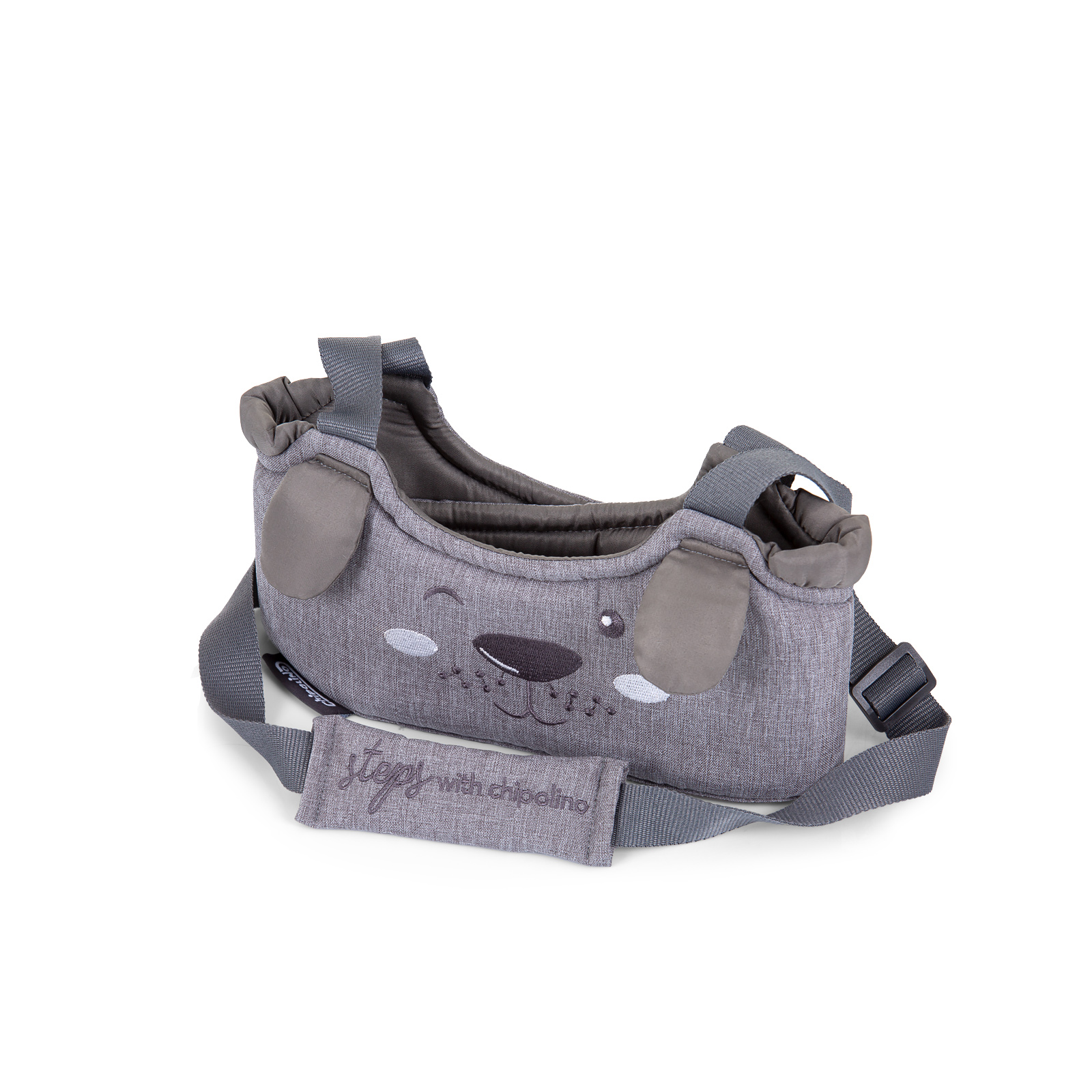 Колан за прохождане First Steps графит лен