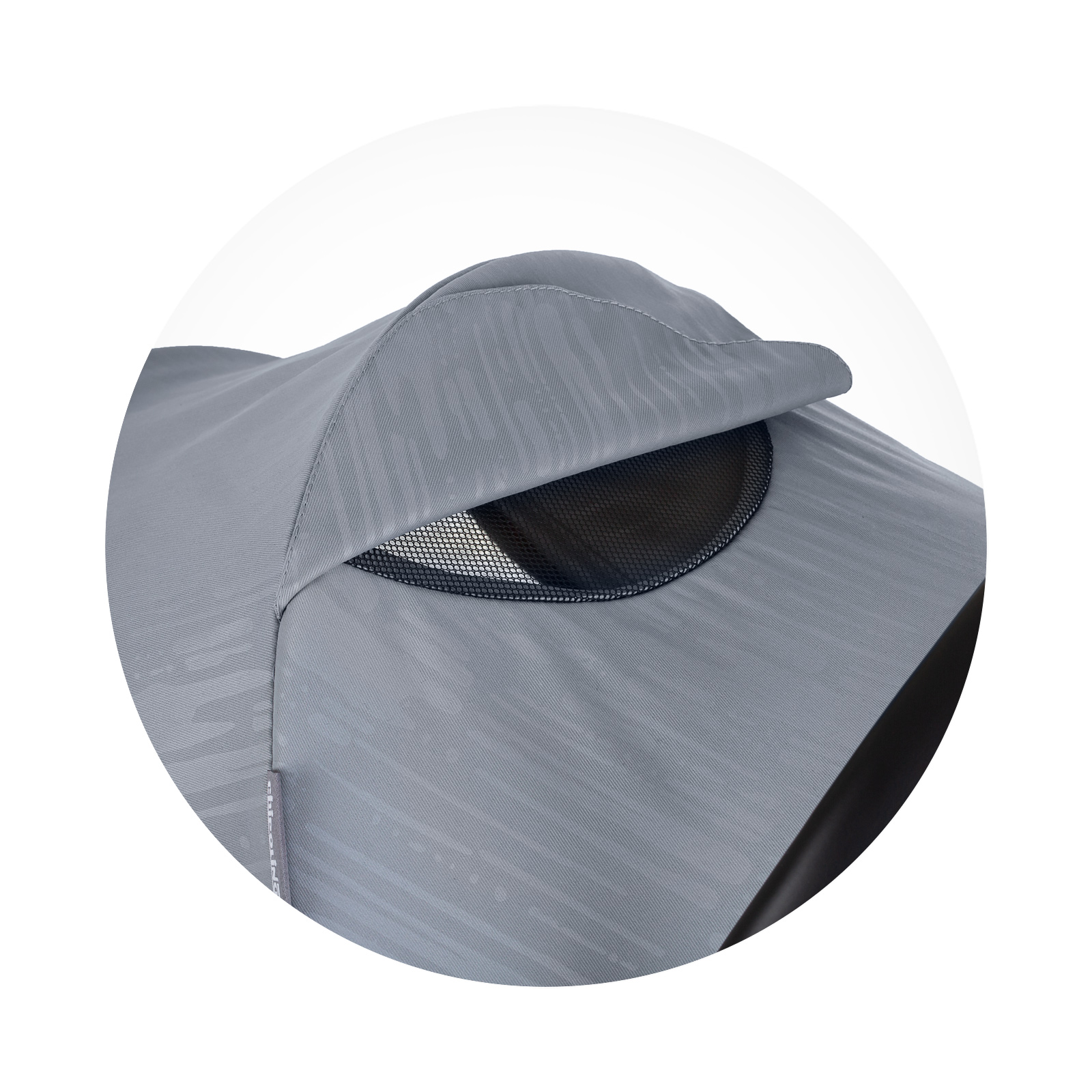 Καρότσι μωρού αυτο-διπλώματος "KISS" στάχτη