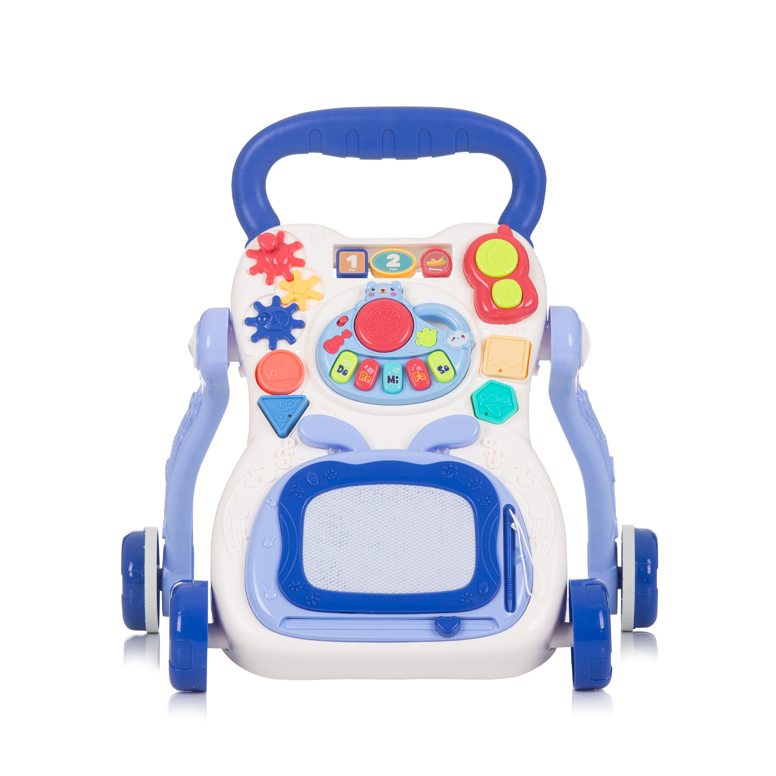 Музикална играчка на колела "Забавна игра"синя