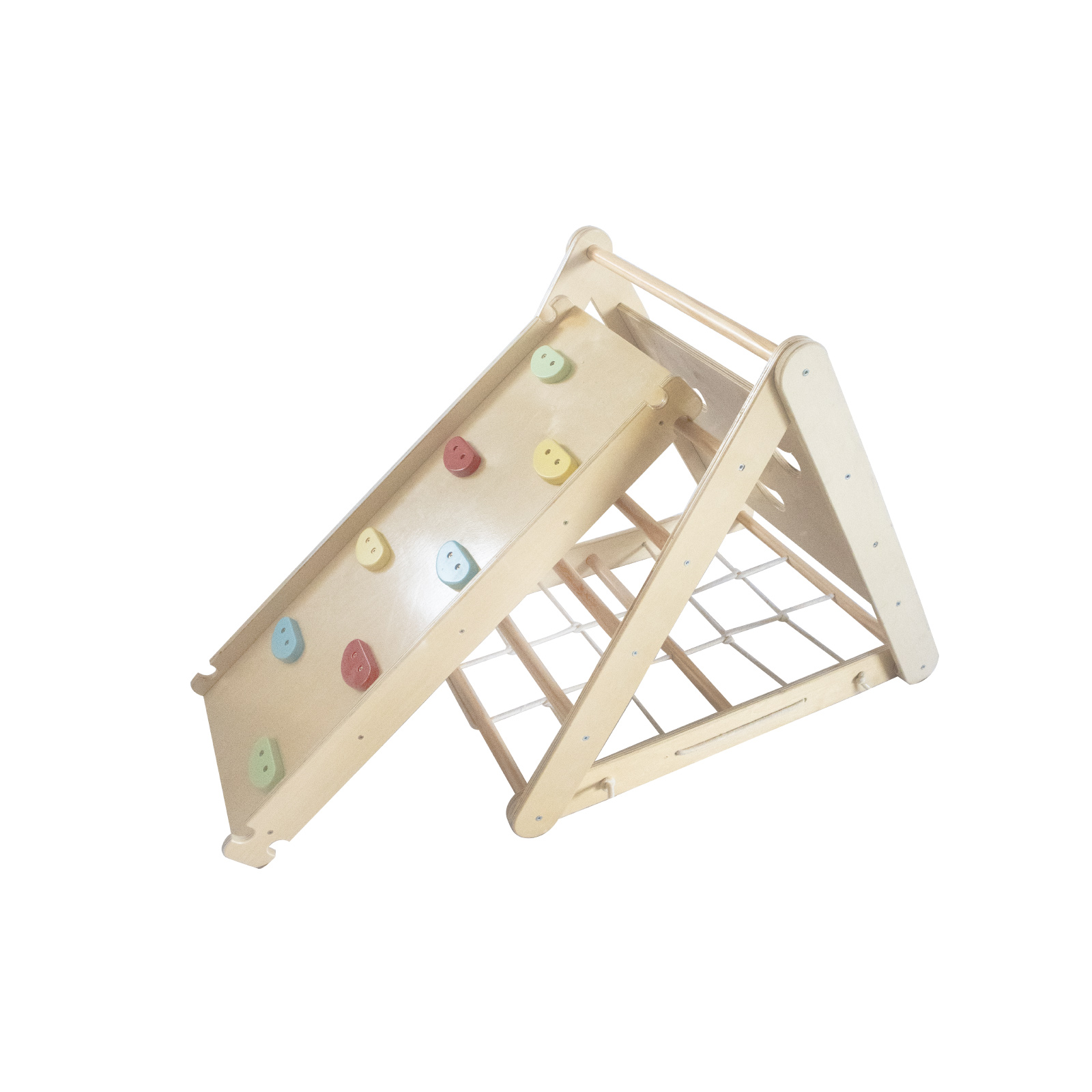 Ξύλο. τοίχος ολίσθησης, κούνιας και αναρρίχησης