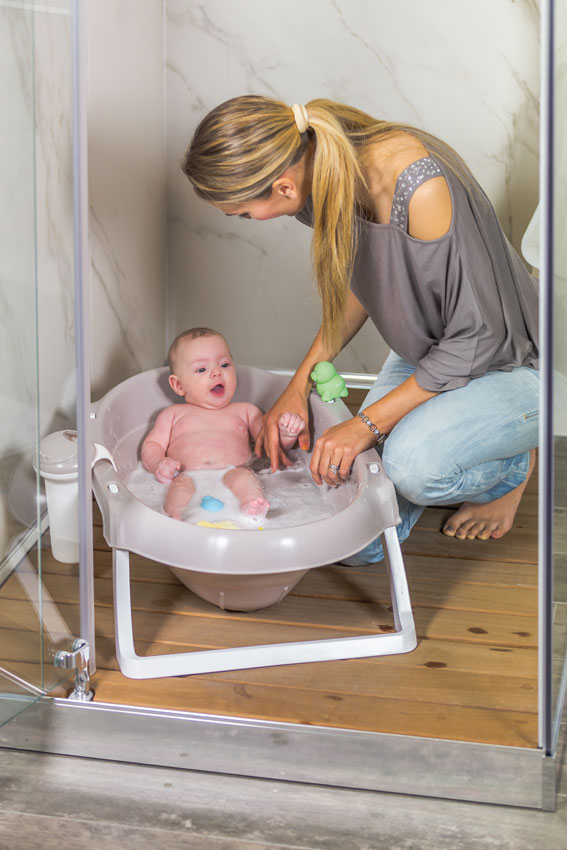Πτυσσόμενο Baby Bath Onda Cappuccino