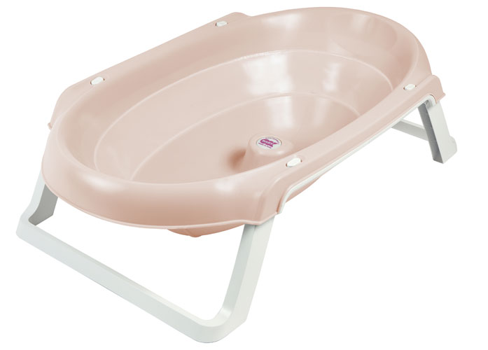 Πτυσσόμενο Baby Bath Onda ανοιχτό ροζ