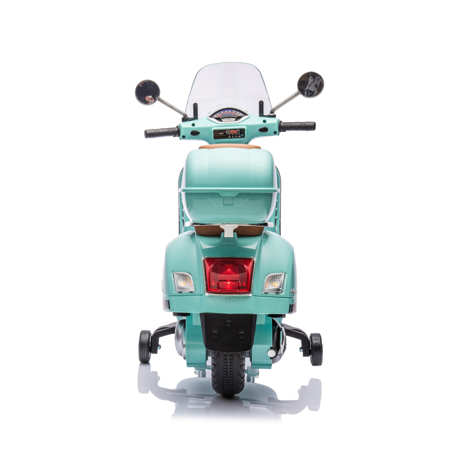 Ηλεκτρική μοτοσικλέτα Vespa GTS Super green