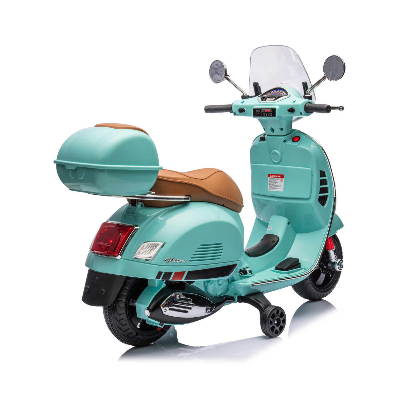 Ηλεκτρική μοτοσικλέτα Vespa GTS Super green