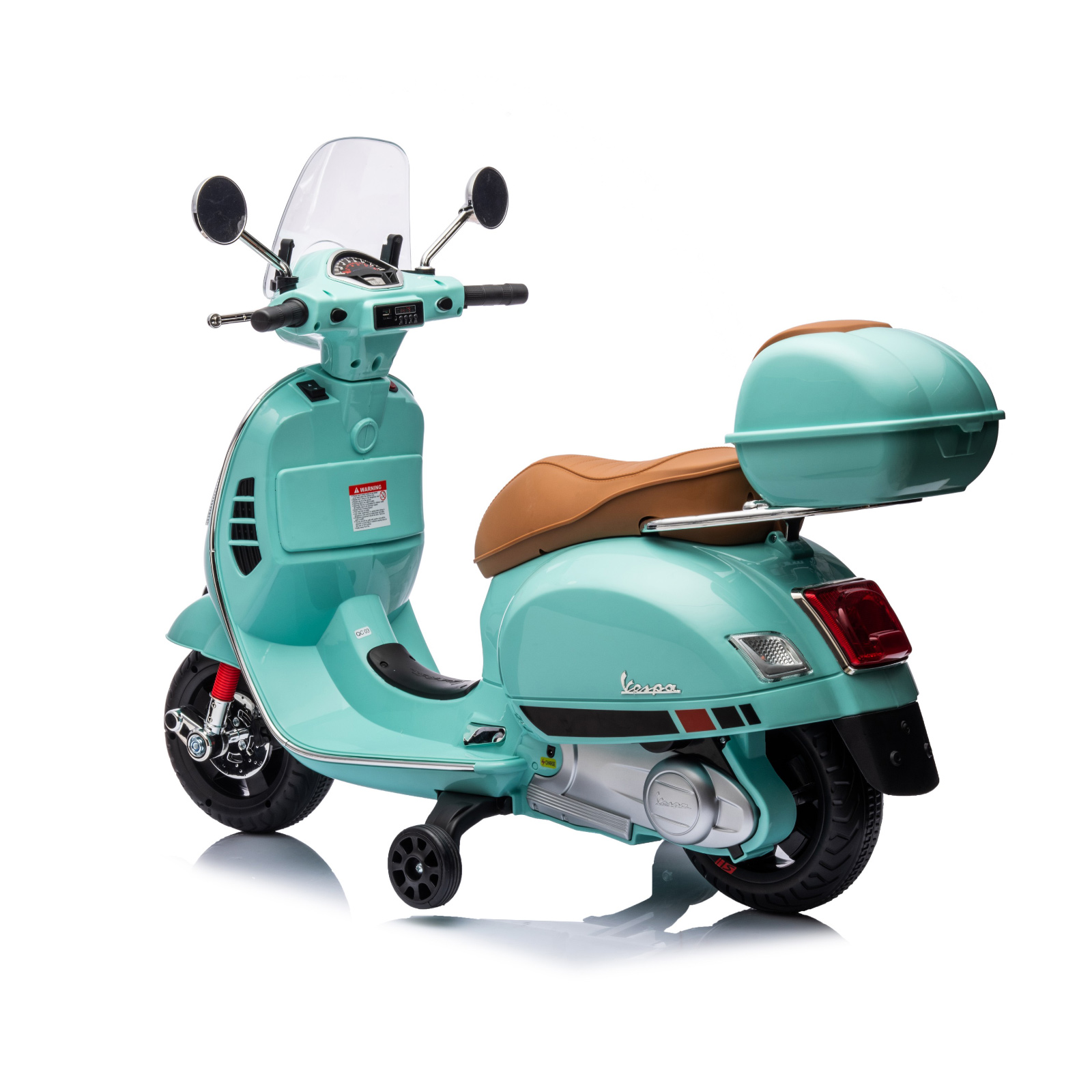 Ηλεκτρική μοτοσικλέτα Vespa GTS Super green