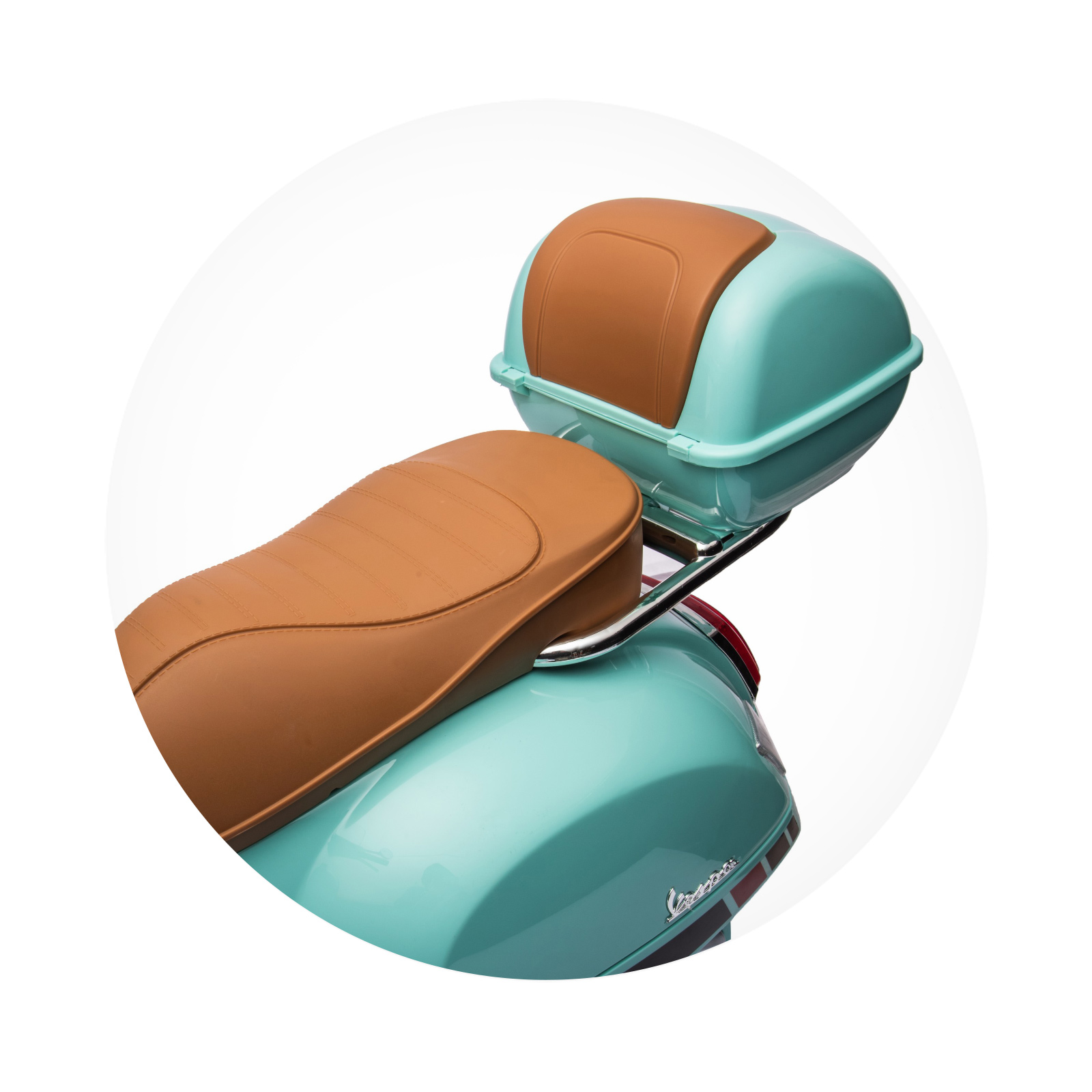 Ηλεκτρική μοτοσικλέτα Vespa GTS Super green