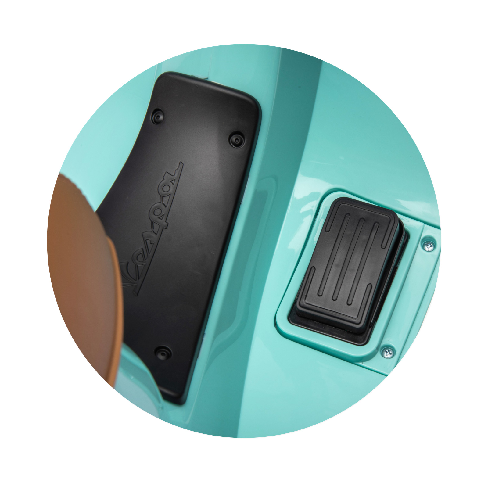 Ηλεκτρική μοτοσικλέτα Vespa GTS Super green