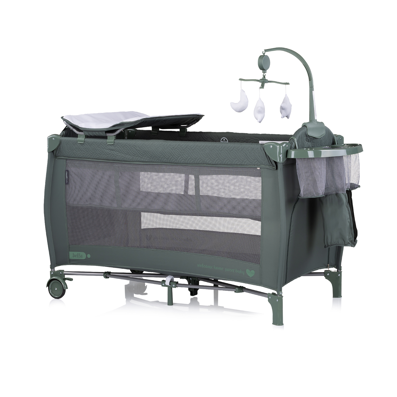 Φορητή κούνια μωρού White Basil