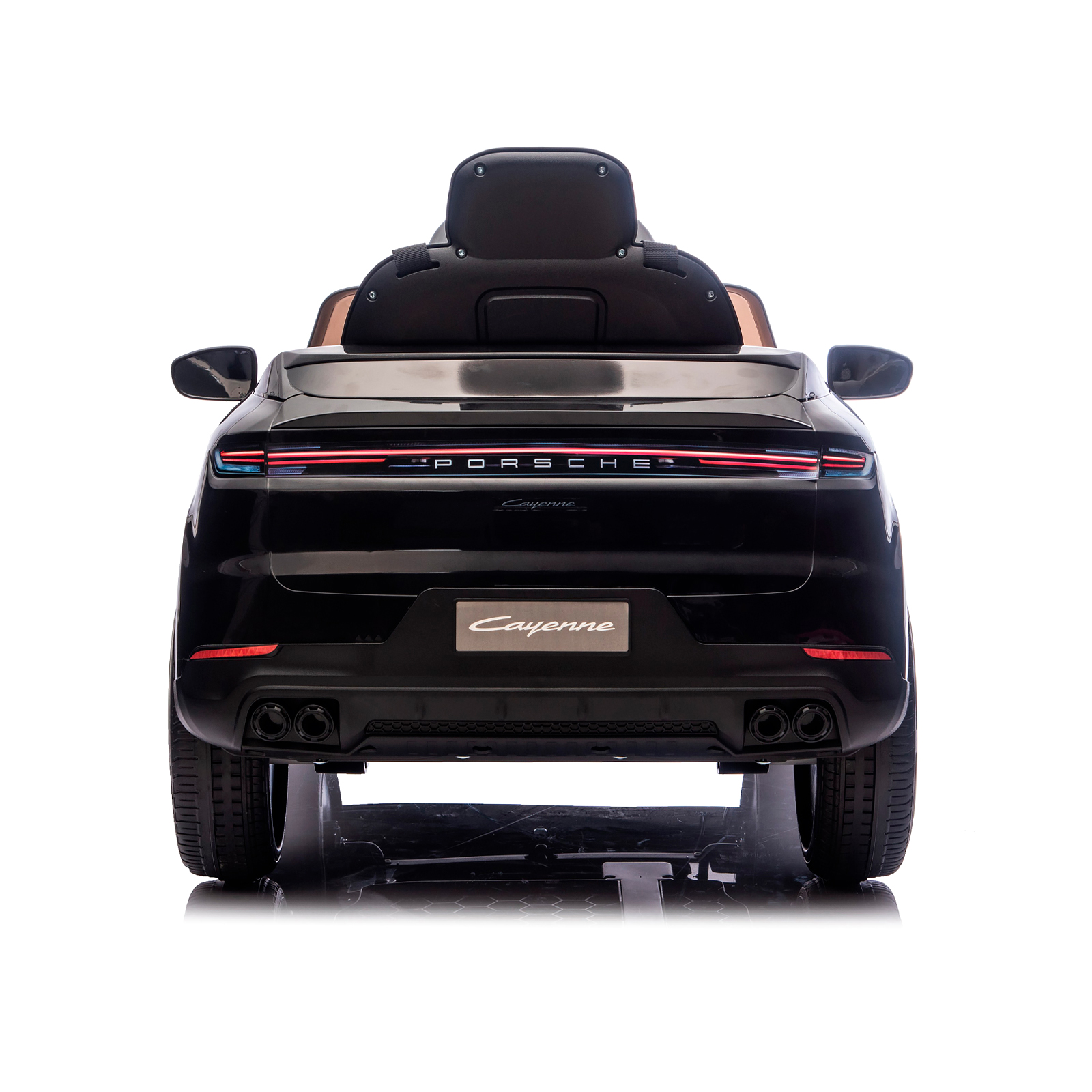 Ηλεκτρικό SUV Porsche Kayenne μαύρο
