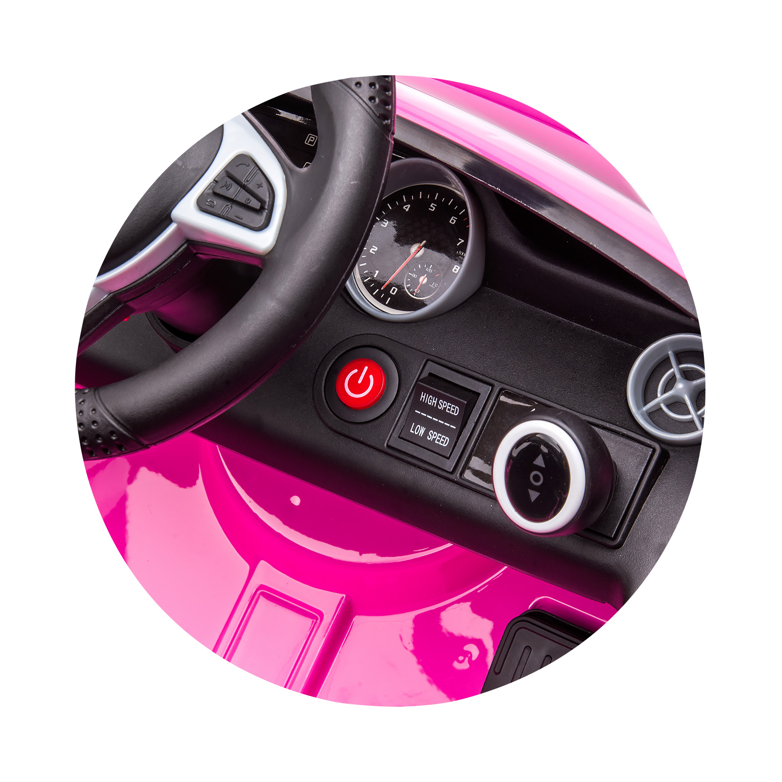 Ηλεκτρικό αυτοκίνητο Mercedes Benz SLC300 ροζ