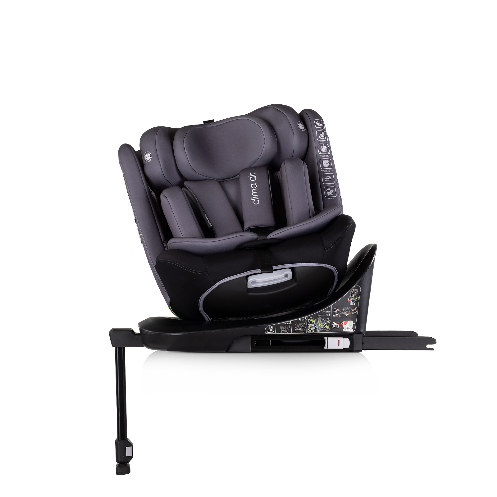 Παλιό αυτοκίνητο 360 I-size 40-150 CLIMA AIR ανθρακί