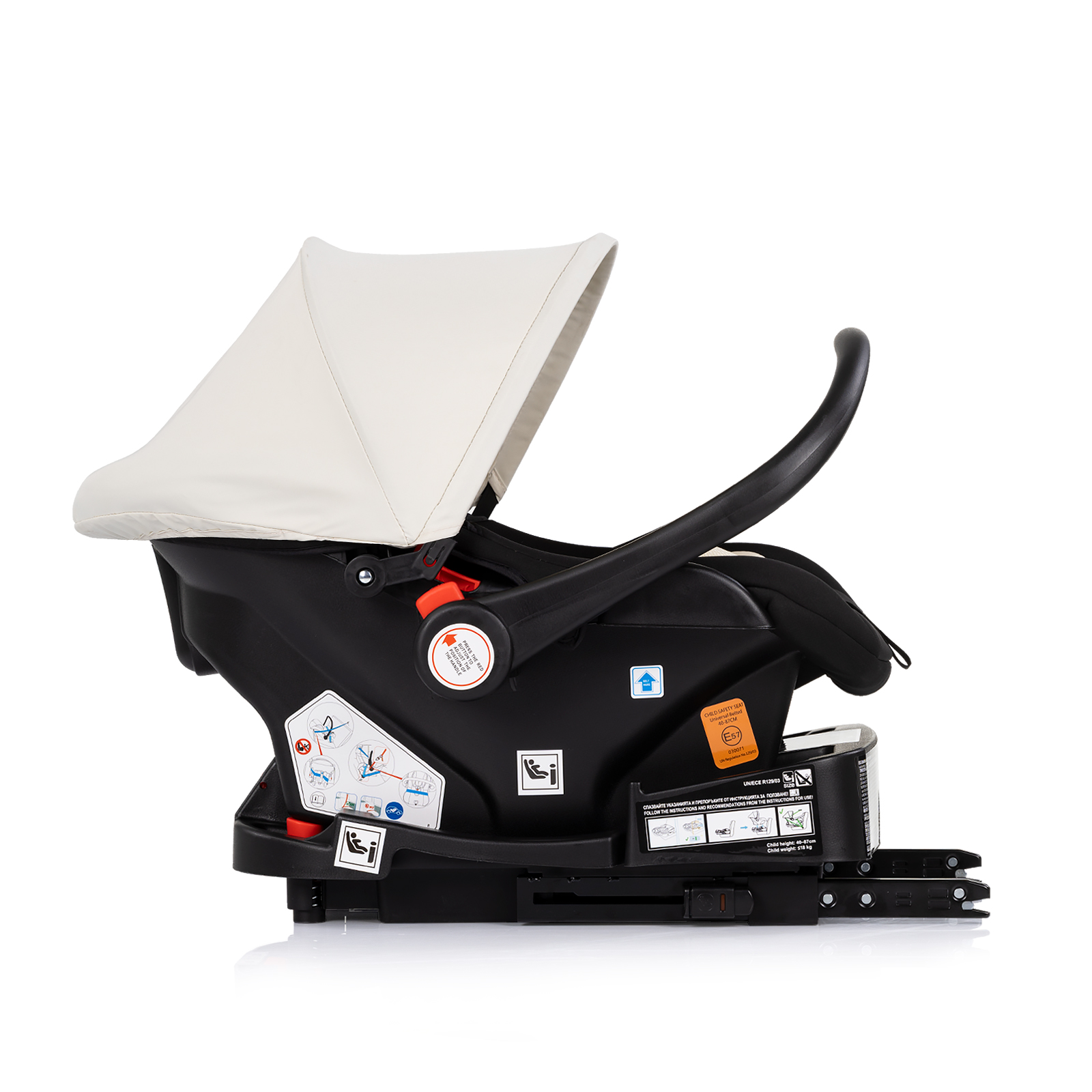 Κάθισμα αυτοκινήτου 40-87 cm "Amore" κασμίρ