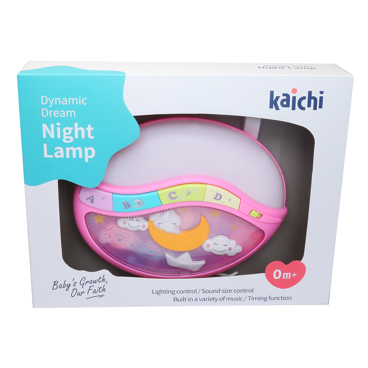 Πολυλειτουργική νυχτερινή λάμπα Sky Pink