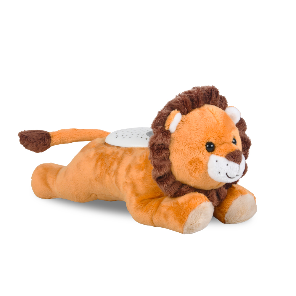 Λούτρινο παιχνίδι με προβολέα/μουσική "Λιοναράκι"