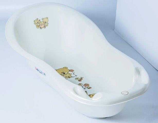 Μπανιέρα μωρού Marea 102 cm Bear pearl λευκό