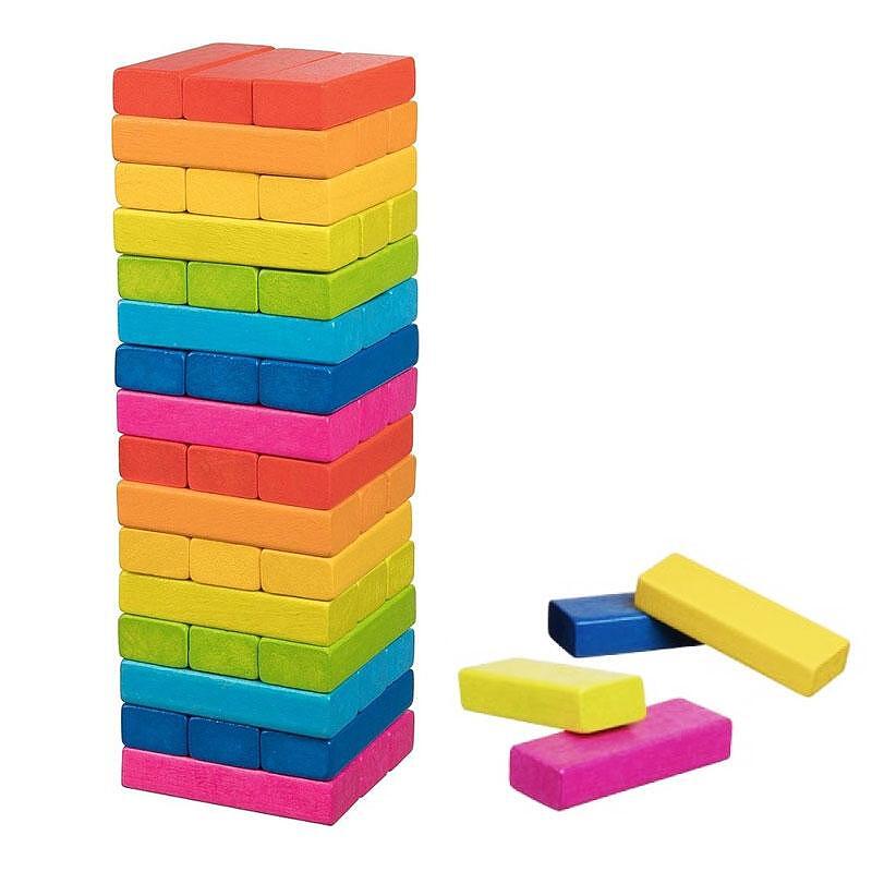 Ξύλινο Jenga Rainbow