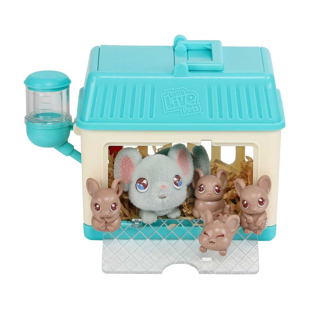 Little Live Pets House με ποντίκια και βρεφικές εκπλήξεις Mama Surprise Minis