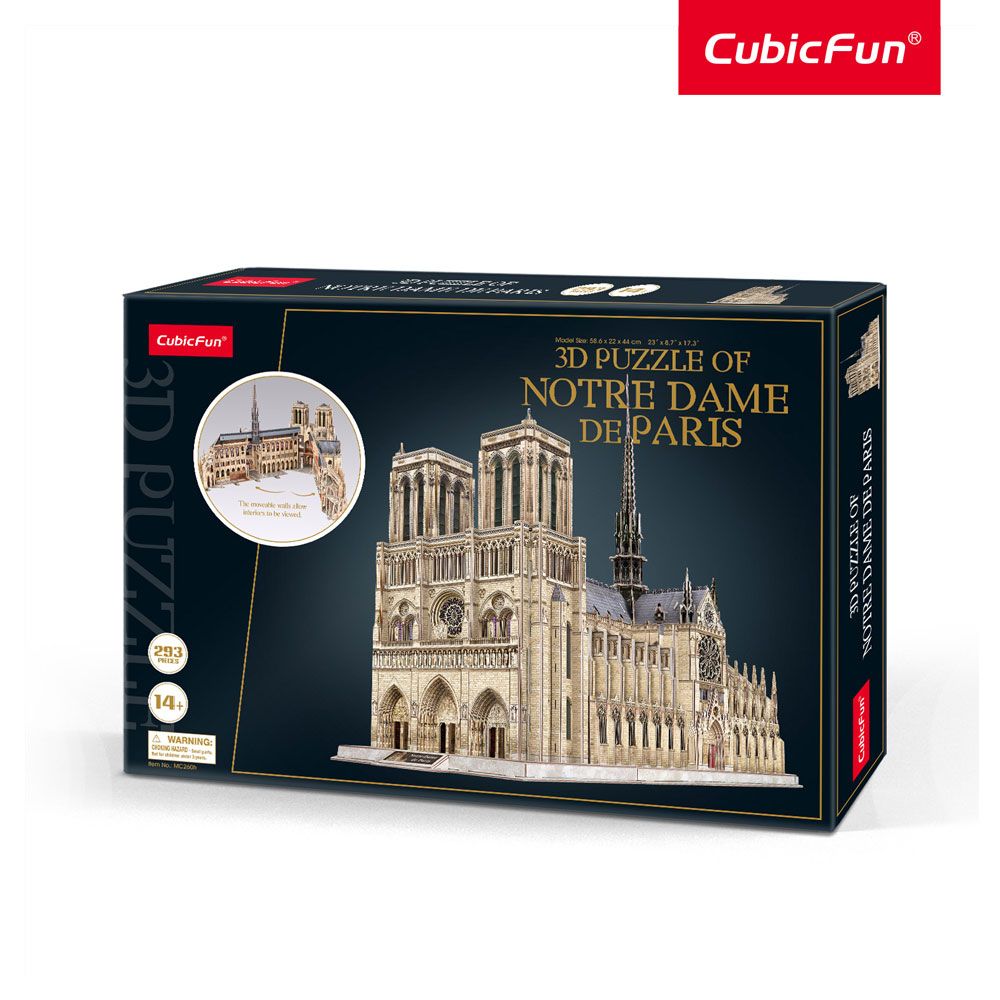 CubicFun 3D Puzzle NOTRE DAME DE PARIS MASTER COLLECTION