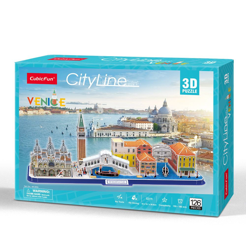CubicFun 3D Puzzle CITY LINE VENICE