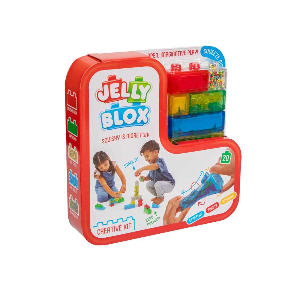 JELLY BLOX Κατασκευαστής με μαλακά μπλοκ 20h.