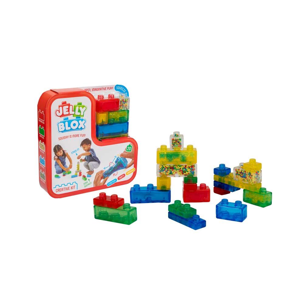 JELLY BLOX Κατασκευαστής με μαλακά μπλοκ 20h.