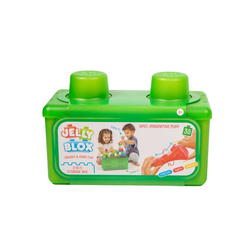 JELLY BLOX Κατασκευαστής με μαλακά μπλοκ σε κουτί 30h.
