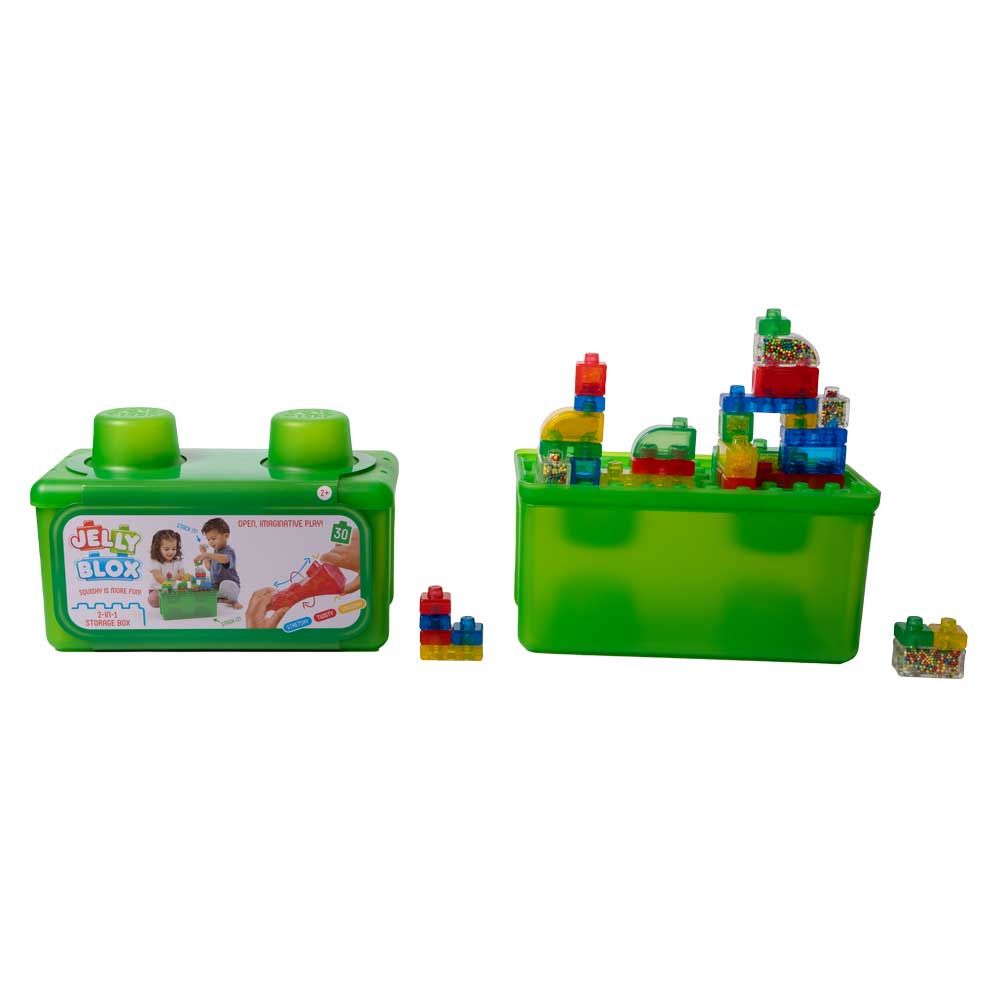 JELLY BLOX Κατασκευαστής με μαλακά μπλοκ σε κουτί 30h.