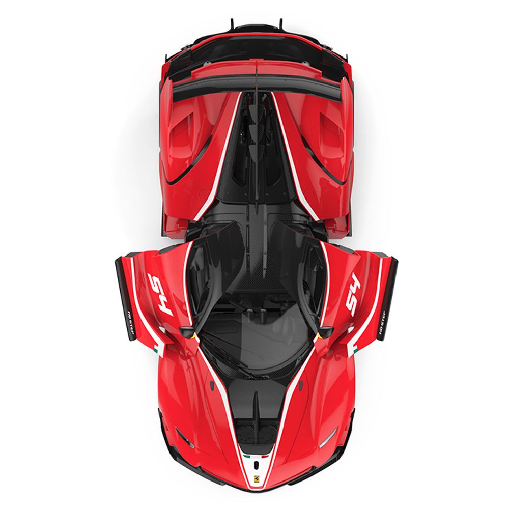 RASTAR Ferrari FXXK EVO R/C Assembly Car 84 Parts 1:18