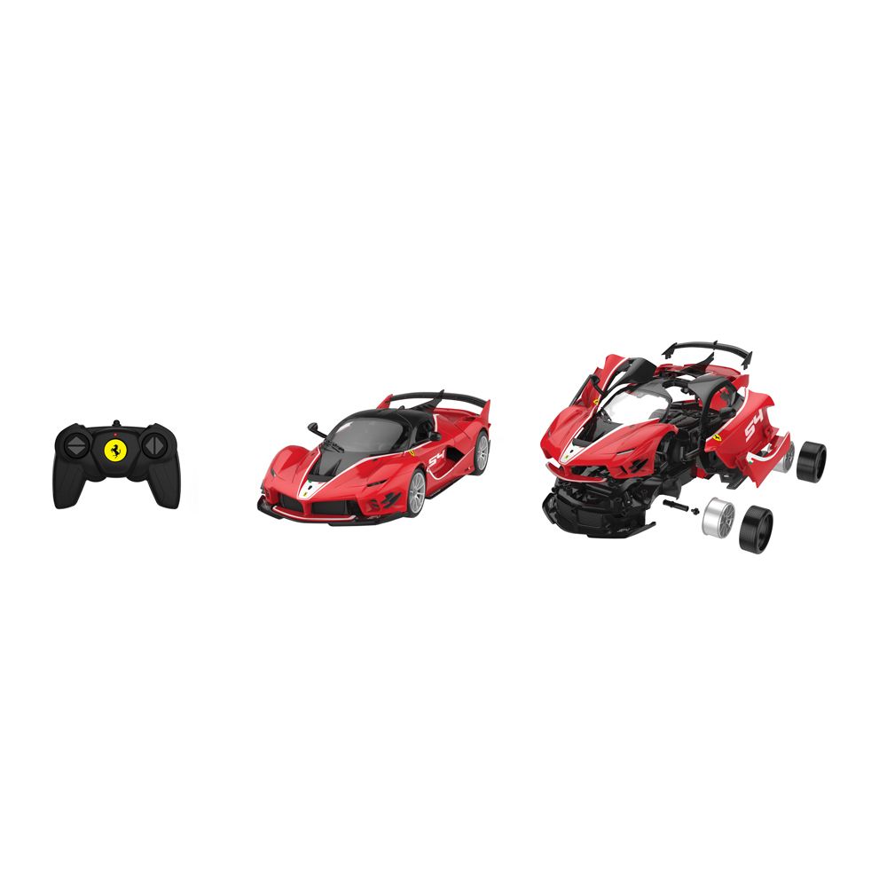 RASTAR Ferrari FXXK EVO R/C Assembly Car 84 Parts 1:18