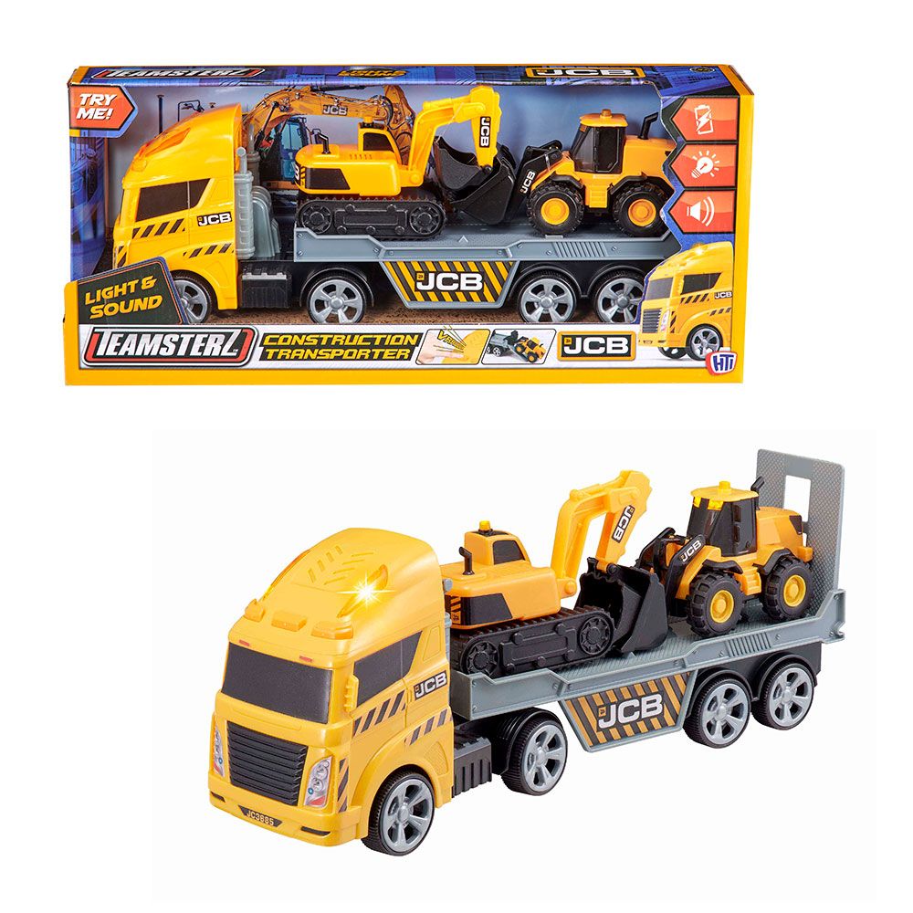 Φορτηγό εκσκαφέα HTI TEAMSTERZ JCB με ήχο και φως