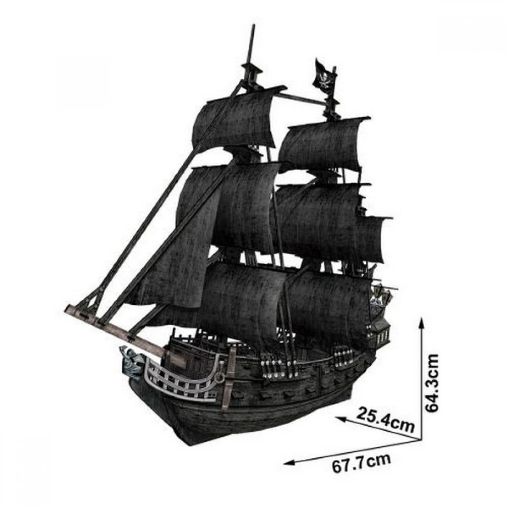 3D Puzzle Queen Anne's Ship 1:95 308h.