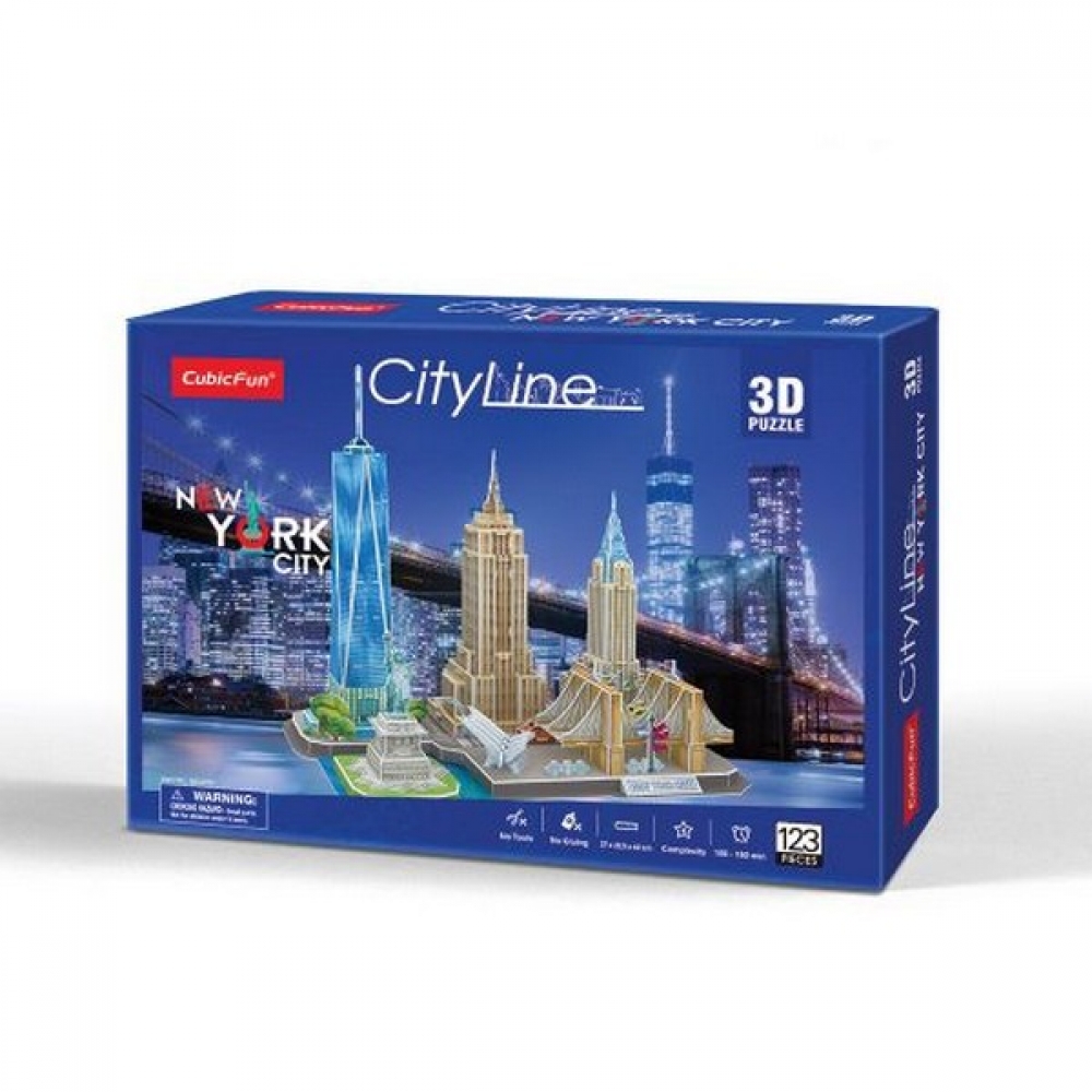 3D Puzzle New York City 123h.