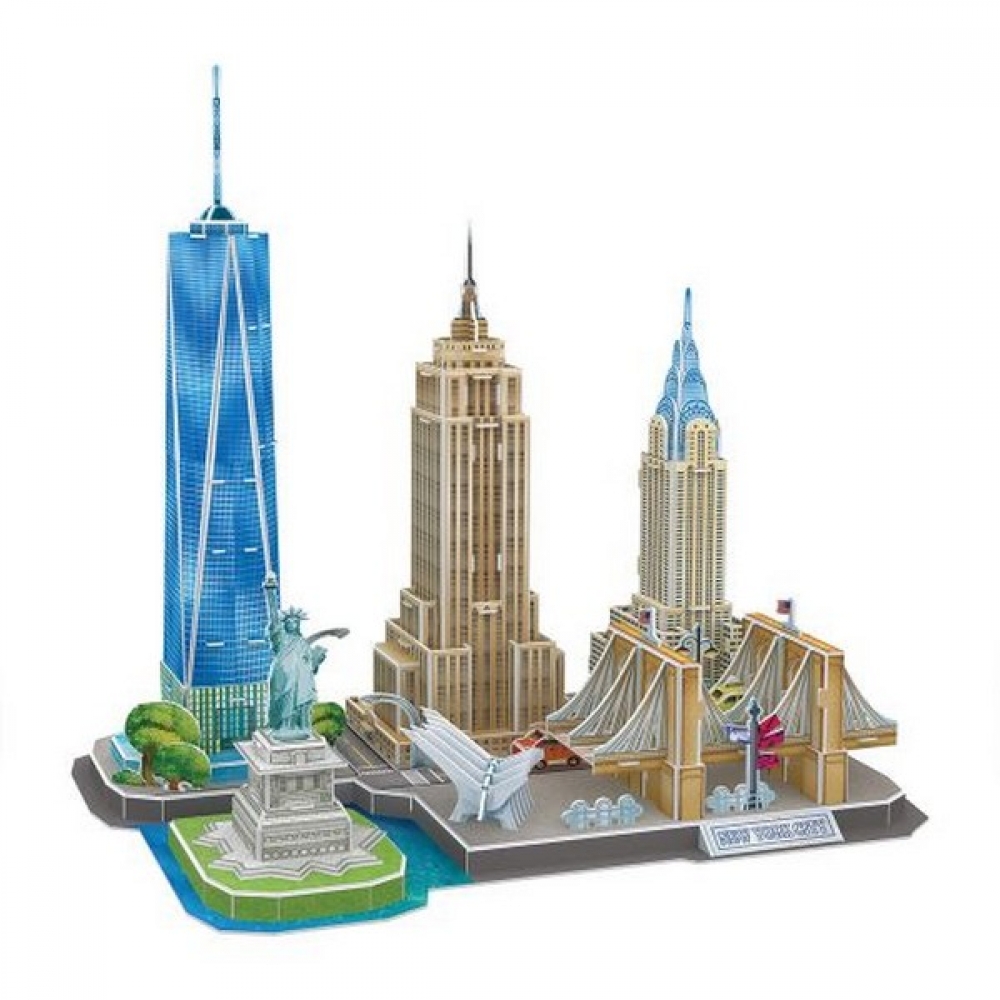 3D Puzzle New York City 123h.