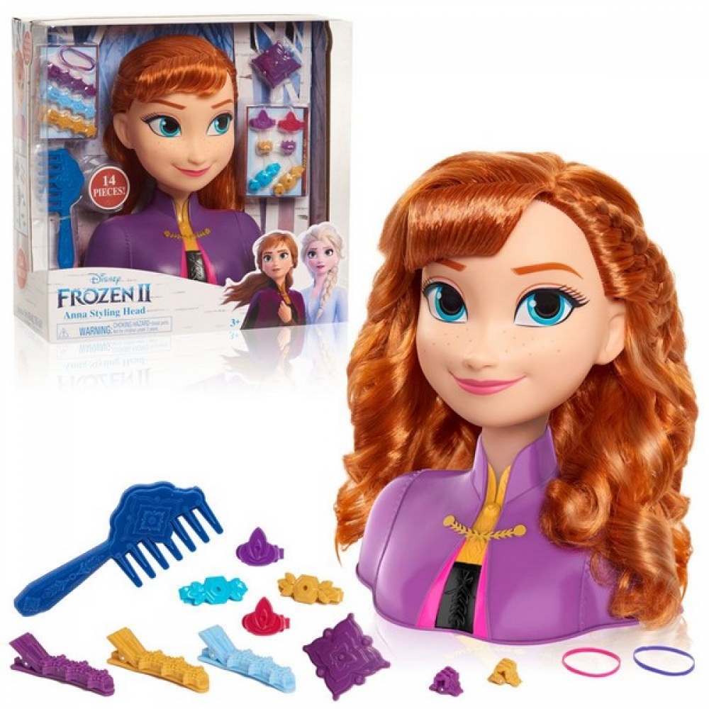 DISNEY PRINCESS Frozen 2 ANNA - Μοντέλο για χτενίσματα