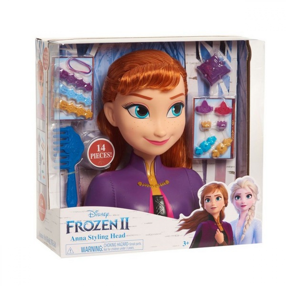 DISNEY PRINCESS Frozen 2 ANNA - Μοντέλο για χτενίσματα