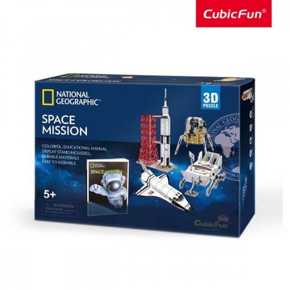 National Geographic - Space Mission Space Mission 80h. - 3D παζλ