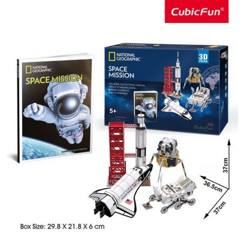 National Geographic - Space Mission Space Mission 80h. - 3D παζλ