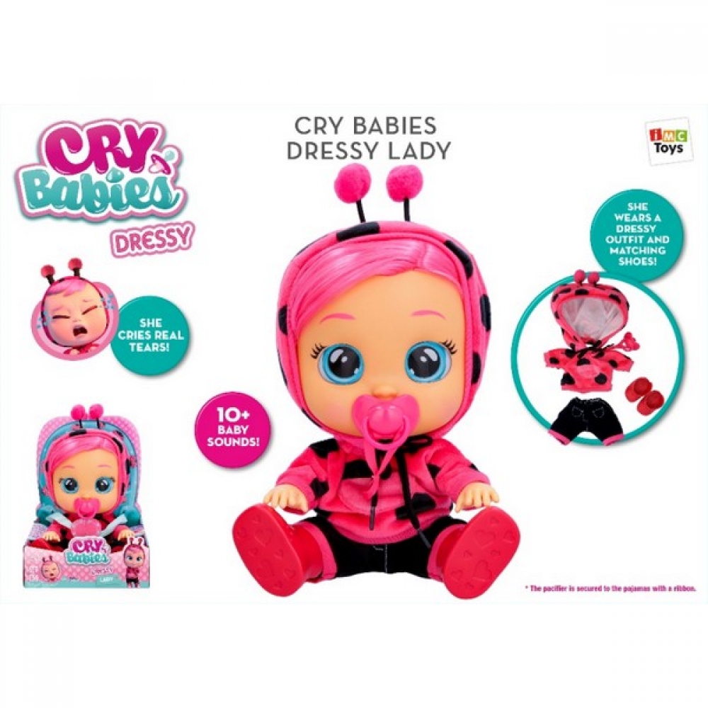 CRYBABIES DRESSY LADY - Κούκλα με δάκρυα