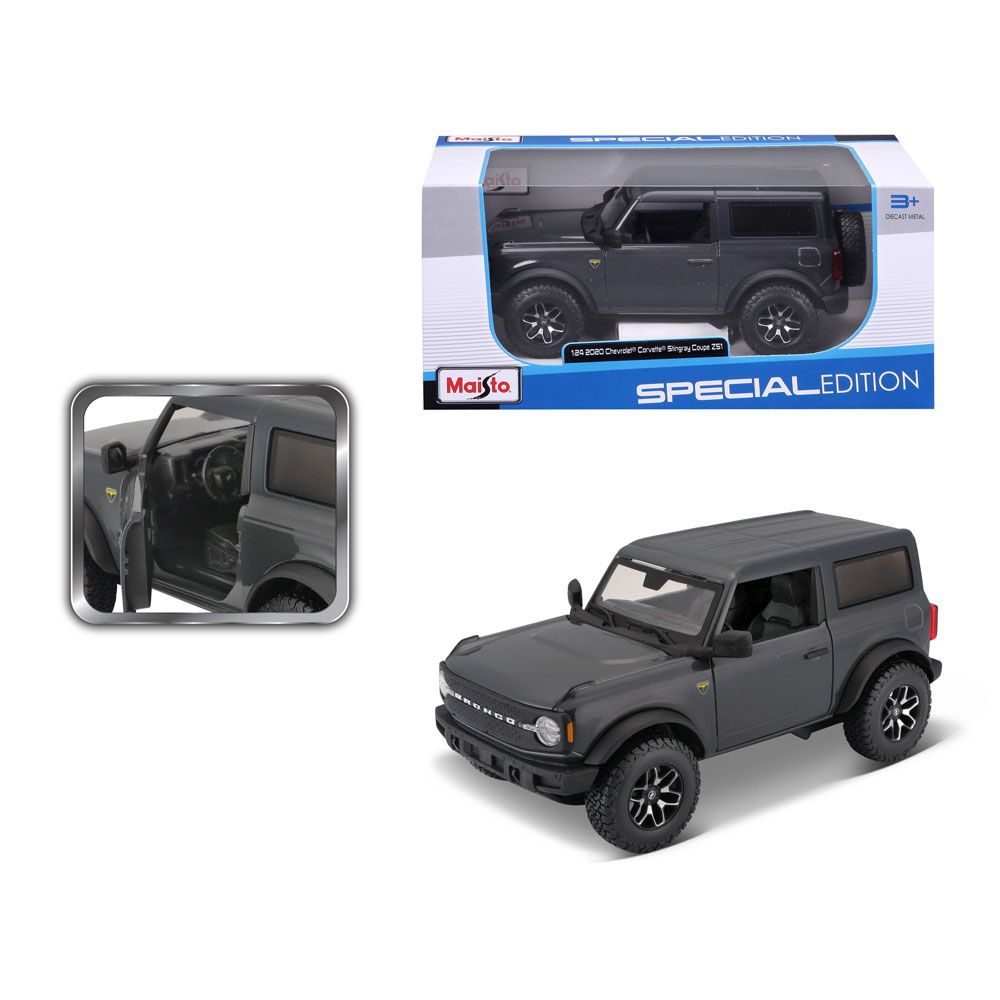 MAISTO SP EDITION Jeep 2021 Ford Bronco 1:24 Γκρι