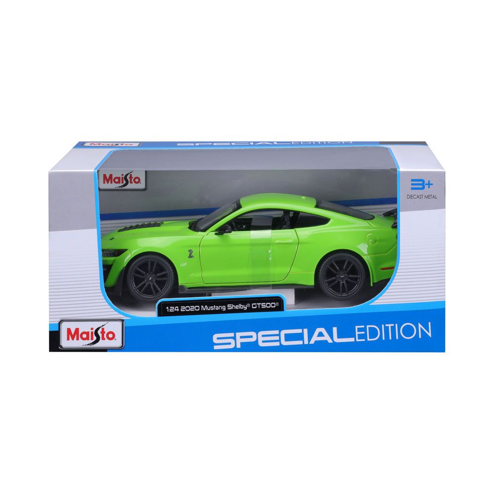 MAISTO SP EDITION Ford Mustang Shelby GT500 2020 1:24 Green Car
