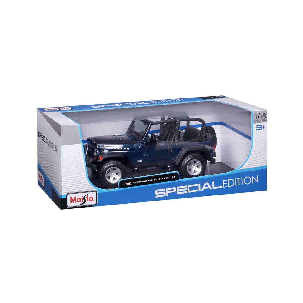 MAISTO SP EDITION Αυτοκίνητο Jeep Wrangler Rubicon 1:18 μπλε