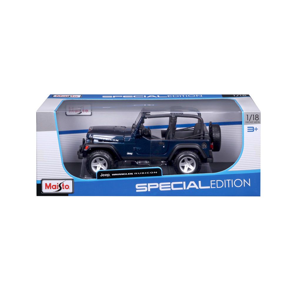 MAISTO SP EDITION Αυτοκίνητο Jeep Wrangler Rubicon 1:18 μπλε