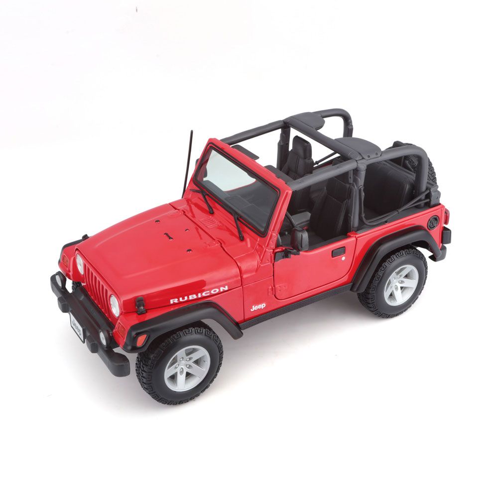MAISTO SP EDITION Αυτοκίνητο Jeep Wrangler Rubicon 1:18 κόκκινο