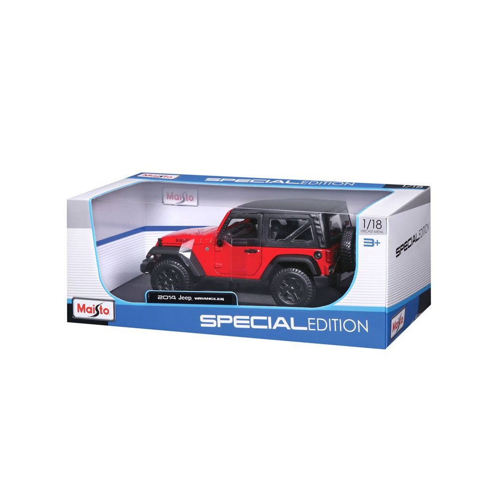 MAISTO SP EDITION Αυτοκίνητο 2014 Jeep Wrangler 1:18 κόκκινο