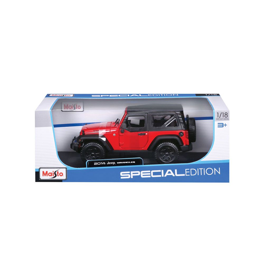 MAISTO SP EDITION Αυτοκίνητο 2014 Jeep Wrangler 1:18 κόκκινο