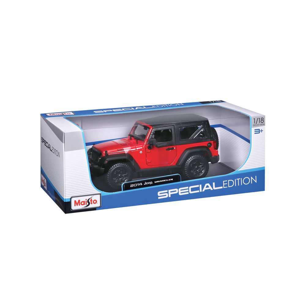 MAISTO SP EDITION Αυτοκίνητο 2014 Jeep Wrangler 1:18 κόκκινο