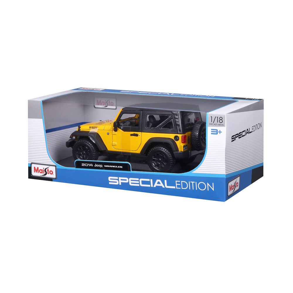 MAISTO SP EDITION Αυτοκίνητο 2014 Jeep Wrangler 1:18 Κίτρινο